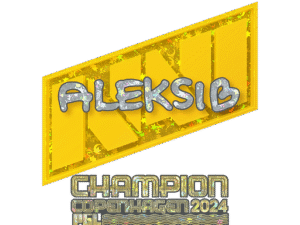 Sticker | Aleksib (Glitter, Champion) | Copenhagen 2024