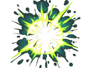 Sticker | Boom Epicenter (Glitter)