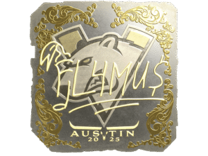 Sticker | FL4MUS (Gold) | Austin 2025