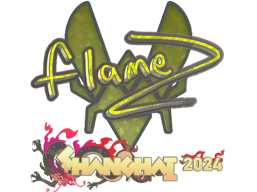 Sticker | FlameZ (Glitter) | Shanghai 2024