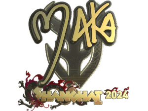 Sticker | Maka (Gold) | Shanghai 2024