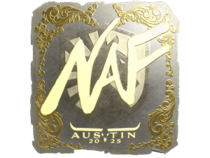 Sticker | NAF (Gold) | Austin 2025
