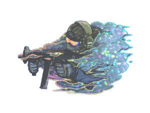 Sticker | Pushing Smokes (Glitter)