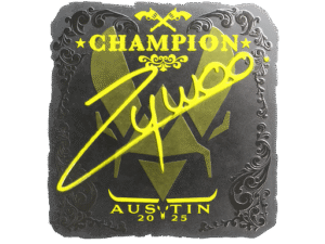 Sticker | ZywOo (Foil, Champion) | Austin 2025