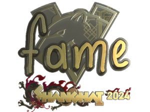 Sticker | fame (Gold) | Shanghai 2024