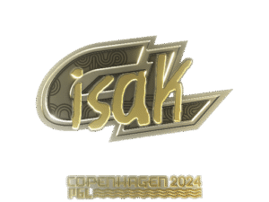 Sticker | isak (Gold) | Copenhagen 2024