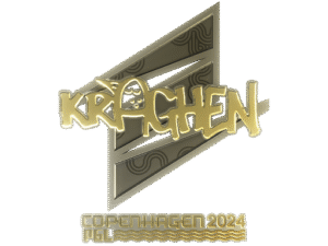Sticker | kraghen (Gold) | Copenhagen 2024