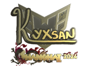 Sticker | kyxsan (Gold) | Shanghai 2024