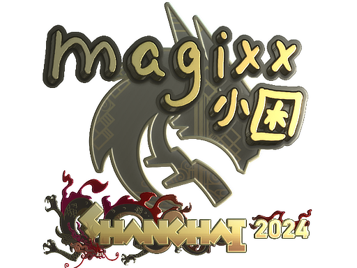 Sticker | magixx (Gold) | Shanghai 2024