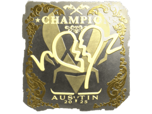 Sticker | ropz (Gold, Champion) | Austin 2025