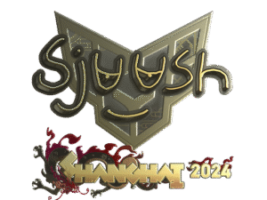 Sticker | sjuush (Gold) | Shanghai 2024