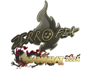 Sticker | zeRRoFIX (Gold) | Shanghai 2024